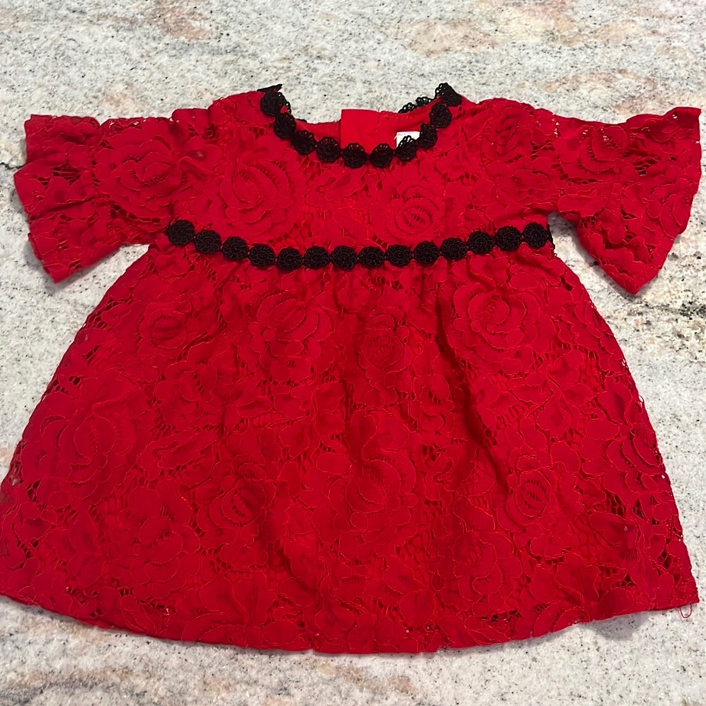 Kate Spade Red Lace Dress